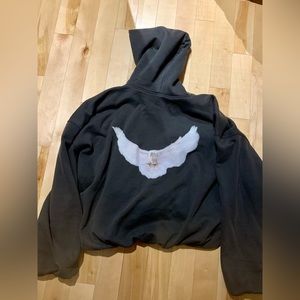 Yeezy Gap Balenciaga Dove Hoodie black